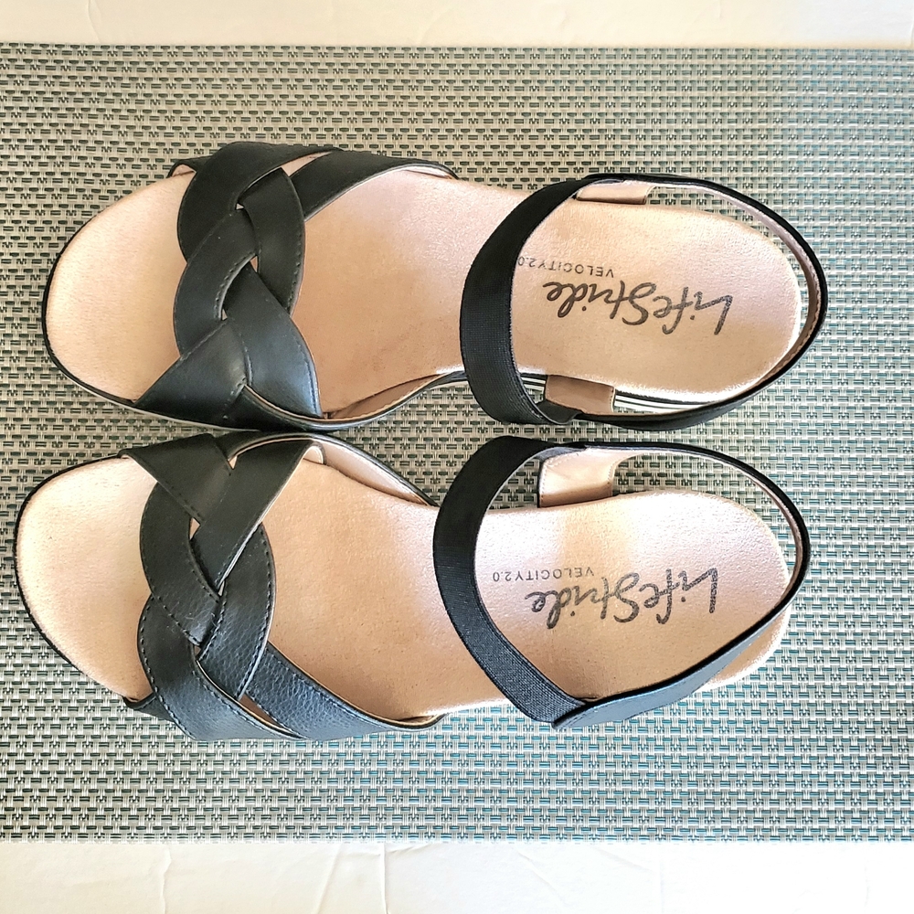 Life Stride Black Women's Sandals